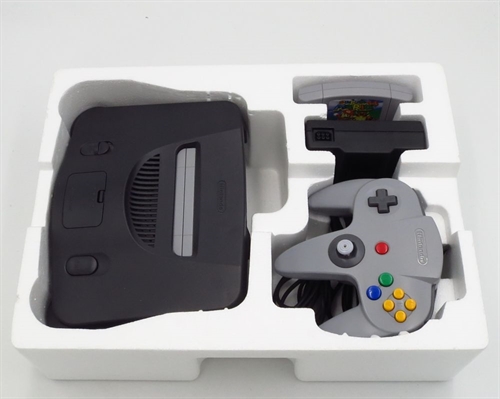 Nintendo 64 Mario Pak - Original Kasse - Konsol - SNR NUP15297761 (B Grade) (Genbrug)